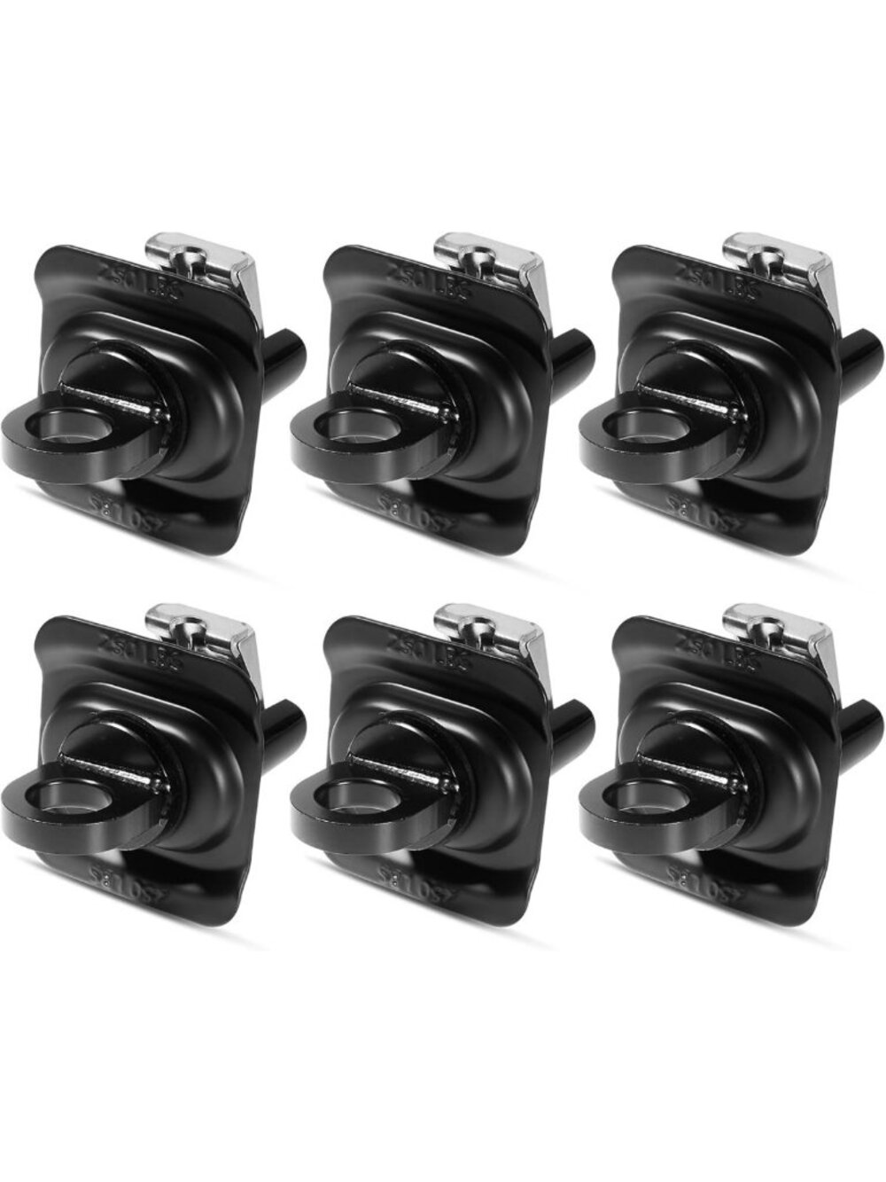 Heavy-Duty Truck Bed Tie Down Anchors for Secure Cargo, Compatible with Chevy